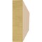 Ekena Millwork 2in. W x 8in. H x 32in. L Burlington Woodgrain TimberThane Rafter Tail, Primed Tan RFTUR02X08X32BURRCPR - alternate 4